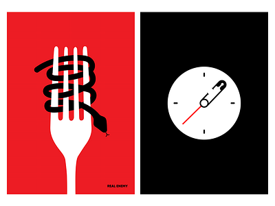 Poster For 365 Days clock design diet food fork graphicdesign pinsafety poster poster a day posterdesign postereveryday snake spagetti