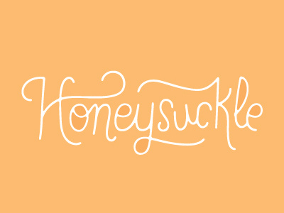 Honey custom lettering identity lettering logo logotype script