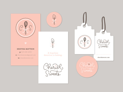 Cherish Sweets - print materials