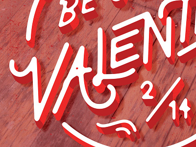 Valentine custom lettering lettering valentine