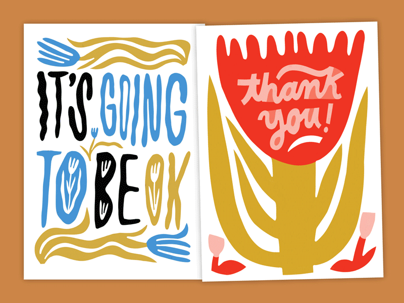 Greeting Card designs card design greeting card illustration lettering