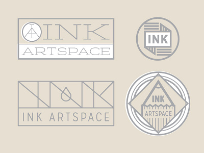 INK comps artspace branding identity logos spokane