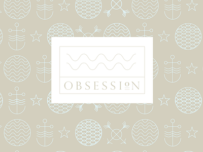 obsession boat identity logo ocean pattern waves yacht