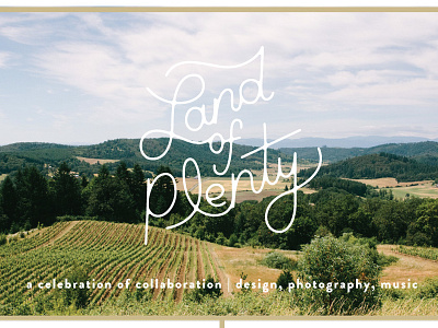 Land of Plenty - a celebration of collaboration art show collaboration exhibit photography