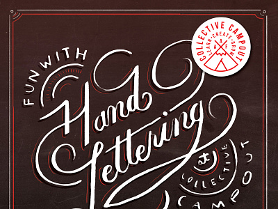 Hand Lettering Workshop custom lettering hand lettering lettering script