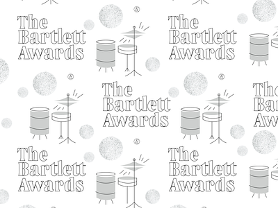 bartlett awards wallpaper drums pattern wallpaper