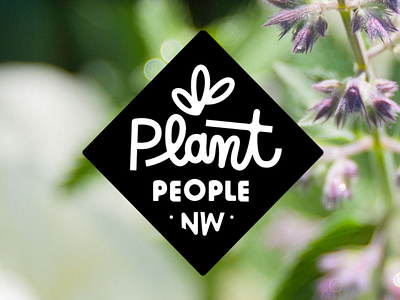 Plant People NW branding identity logo plants seattle