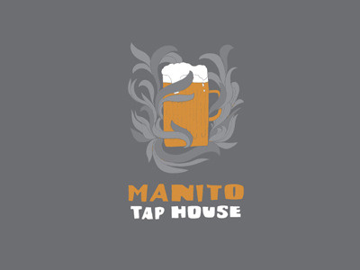 Manito Sweatshirt 2 beer illustration tap house typography
