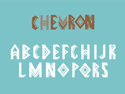 Chevron Type chevron type tuesday typography