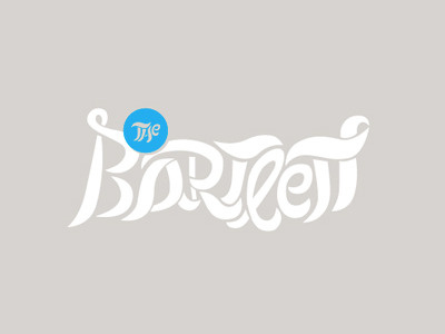 The Bartlett lettering typography