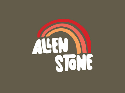Allen Stone Rainbow Tee allen stone band merch rainbow tshirt tshirt design
