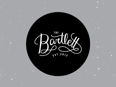 Bartlett newest identity lettering logo spokane texture typography