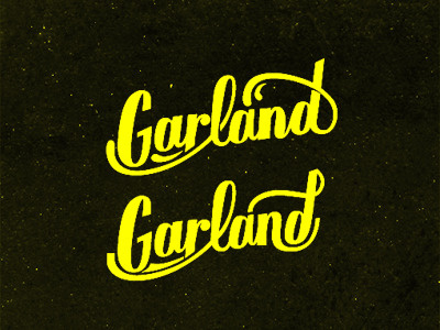 garland v1 logo neighborhood spokane timber typography
