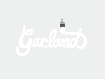 garland v3 lettering neighborhood paint brush script spokane the hoods