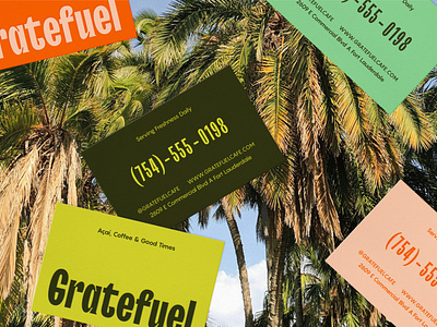 Visual Identity for Gratefuel Cafe