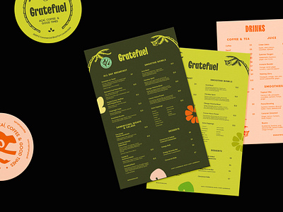 Visual Identity for Gratefuel Cafe