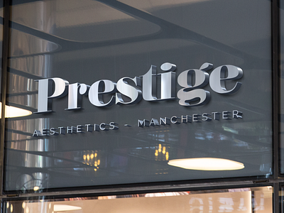 Logo for Prestige Aesthetics branding logo