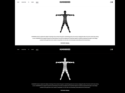 Website for HUMAN SKIES animation app branding design graphic design icon illustration logo ui vector