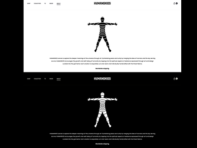 Website for HUMAN SKIES