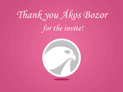 Thanks Ákos Bozor invite thank u