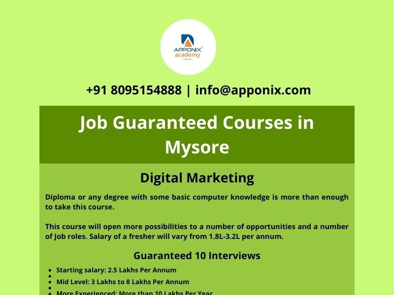 Job Guaranteed Training with Placement in Mysore by Keerthana L on Dribbble