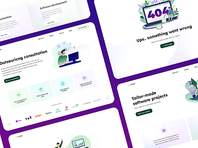 E-corp landing page