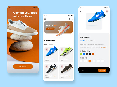 Nike Shoe App Design
