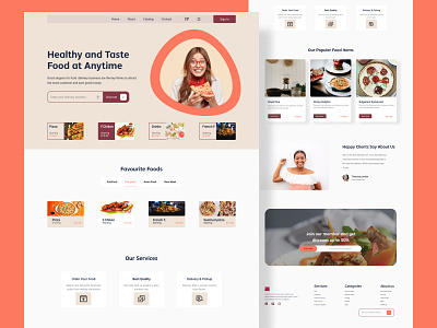 Food Delivery Website Design