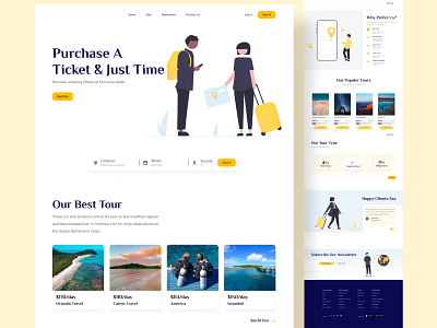 Travel Agency landing page