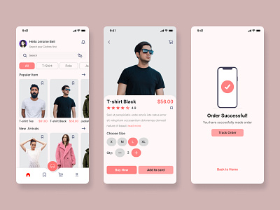 E-commerce fashion apps