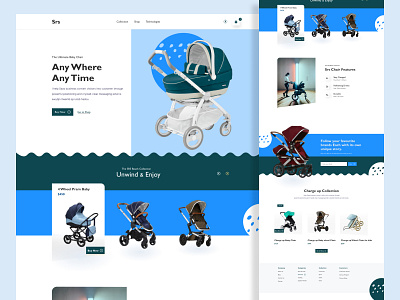 Srs baby chair E- commerce landing page design baby shop bay chair web chair chair shop e commerce design e commerce landing design ecommerce ecommerce website design landingpage online chair shop online shop shop ui design uiux design web design web landing page website design website landing page