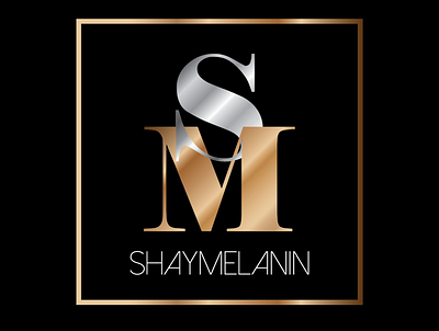 ShayMelanin Cosmetics Brand branding design graphic design logo