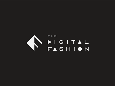 The Digital Fashion Logotype & Logomark brand design brand identity branding digital fashion fashion graphic design identity design logo logo design logomark logotype minimalism minimalist minimalist logo minimalistic modern modernism monogram symbol visual identity