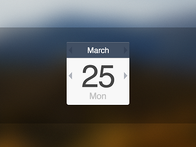 Calendar Selector