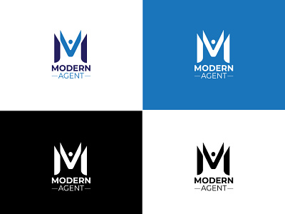 MODERN AGENT LOGO DESIGN agent agentlogo brand design branding company logo creative logo creativelogo custome logo design graphic design illustration logo logodesign minimalistlogo modern modernagentlogodesign realestatelogo uniquelogo