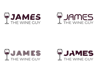 4 CONCEPTS JAMES THE WINE GUY LOGO DESIGN