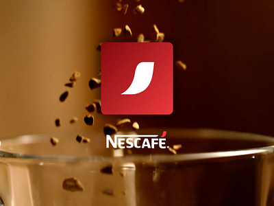 Nescafe - App icon branding coffee graphic design kaffee logo nescafe ui ux