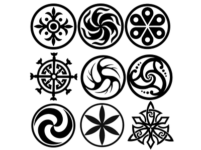 Circassian ornamental symbols of the Caucasus adiga circassian