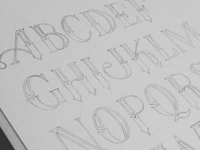 My typeface! alphabet art design hand lettering illustration lettering monogram type typeface typography