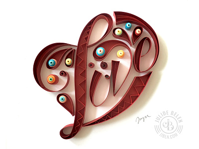 JJBLN | Love: Quilled Paper Art