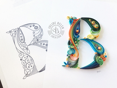 paper quilling designs themes templates and downloadable graphic elements on dribbble