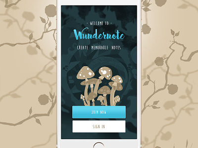 Wundernote App alice app illustration mobile wonderland