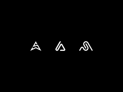 AS Monogram design graphic graphic design icon identity illustrator logo mono monogram