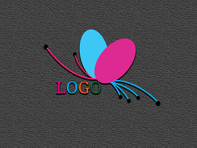 LOGO DESIGN branding business logo butterflies company logo graphic design logo