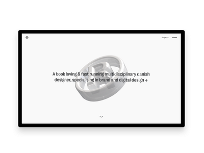 Rasmus Kristiansen Portfolio 2020 3d branding design designer digital graphic design interface minimalistic typography ui webdesign