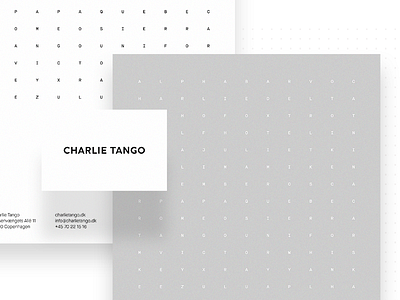 Charlie Tango Visual Identity agency branding copenhagen corporate design graphic design logo design minimalistic nordic typography visual identity