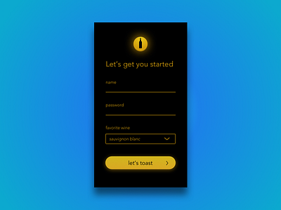 Daily UI #001 avenir dailyui mobile signup