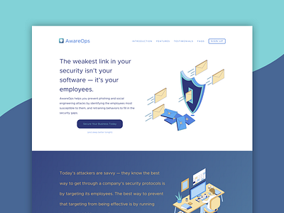 AwareOps Landing Page