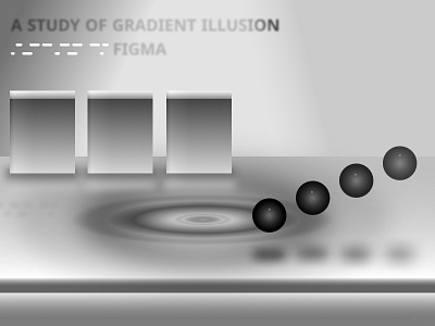 Gradient Study 3d figma gradient illusion monochrome