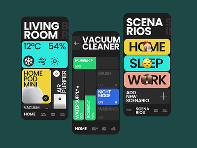 Smart Home Mobile App Concept